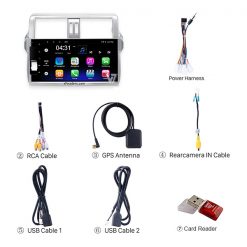 Toyota Prado 2014-15 Android Auto Car Stereo Wireless Apple Carplay | Multimedia Screen Head units 2