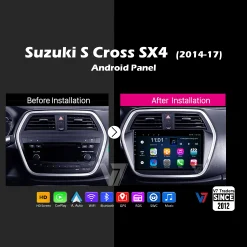 Suzuki sx4 S Cross Fiat Sedici Android Auto Car Stereo Wireless Apple Carplay | Multimedia Screen & Navigation 1