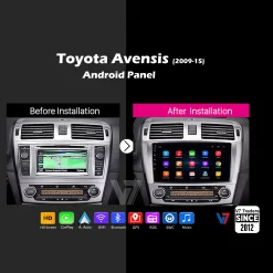 Toyota Avensis 2009-15 Android Car Stereos Multimedia | Head unit 1