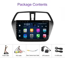 Suzuki sx4 S Cross Fiat Sedici Android Auto Car Stereo Wireless Apple Carplay | Multimedia Screen & Navigation 2