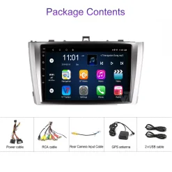 Toyota Avensis 2009-15 Android Car Stereos Multimedia | Head unit 2