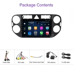 VW Tiguan 2010-15 Android Auto Car Stereo Wireless Apple Carplay | Multimedia Screen & Navigation 2