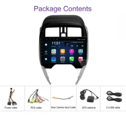 Nissan Sunny Almera 2014-18 Android Auto Car Stereo Wireless Apple Carplay | Multimedia Screen Head Units 2