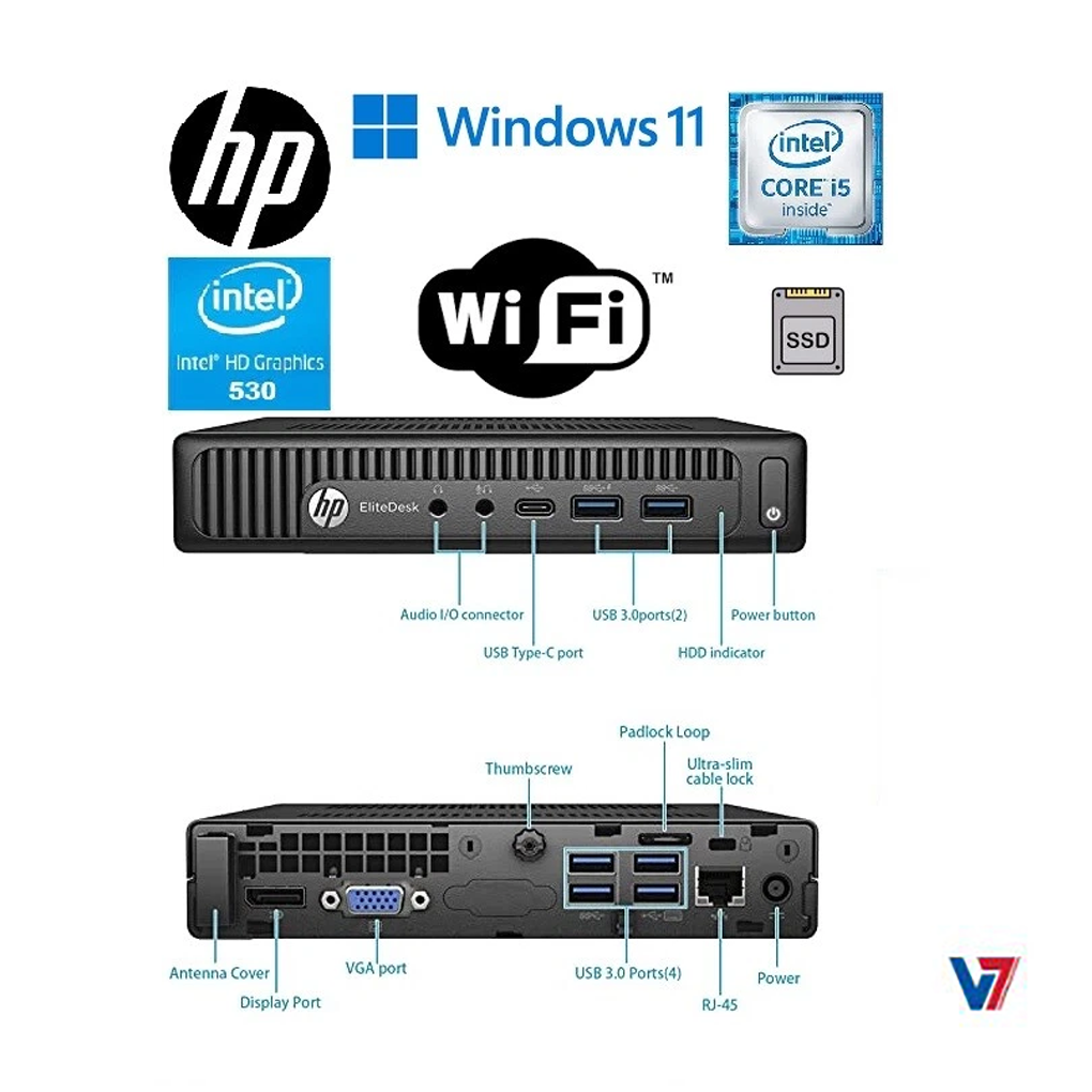 HP EliteDesk 800 G2 Desktop Mini PC i5 6th Gen 3.20GHz 16GB RAM 1TB SSD Win 10 1 HP EliteDesk 800 G2 Desktop Mini PC i5 6th Gen 3.20GHz 16GB RAM 1TB SSD Win 10