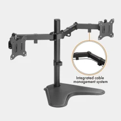 Dual GAMING Monitor wide Screen Setup 48" 2x24" HD 1920x1080 HDMI VGA DVI DP 4